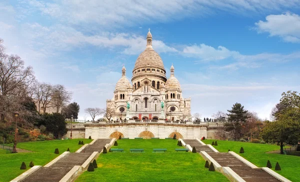 Basílica del Sacre-Coeur en Montmartre, París — Foto de Stock