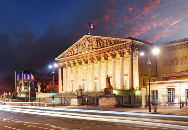 Assemblee Nationale (Palais Bourbon) - el Parlamento francés, Pa — Foto de Stock