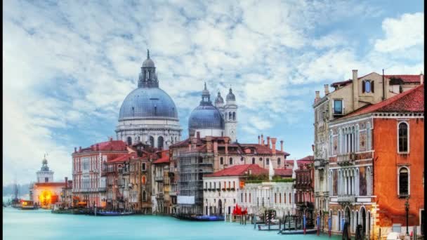 Venecia - Iglesia de Santa María, Time lapse — Vídeo de stock