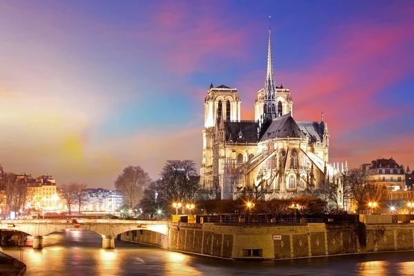 Notre dame v Paříži, Francie — Stock fotografie