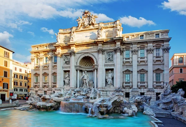 Fonte de Trevi, Roma, Itália. — Fotografia de Stock