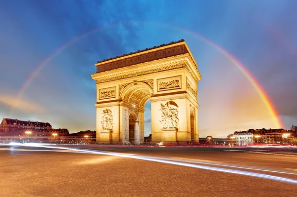 Paříž, arc de triomphe — Stock fotografie