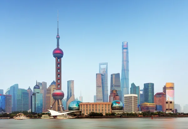Shangahi skyline - stadsbild, Kina — Stockfoto