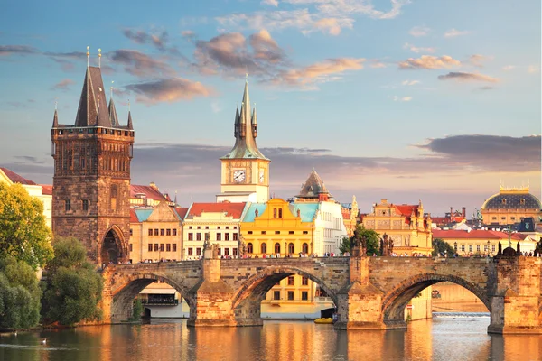 Praga - Puente de Carlos, República Checa — Foto de Stock