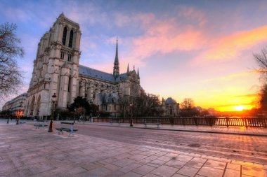 Paris - Notre Dame Gün doğumunda, Fransa