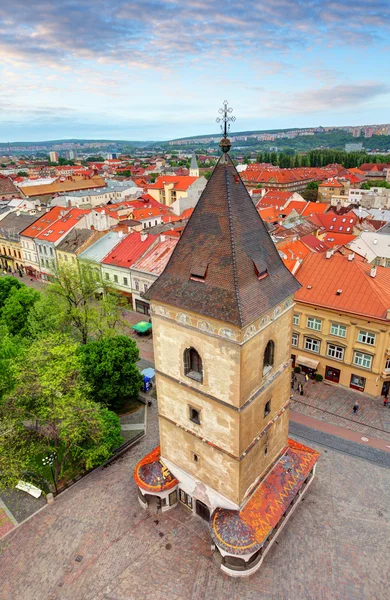 在斯洛伐克科希策的圣城市塔 — 图库照片