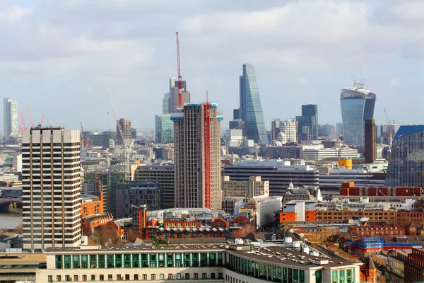 Londra, İngiltere'de havadan görünümü — Stok fotoğraf
