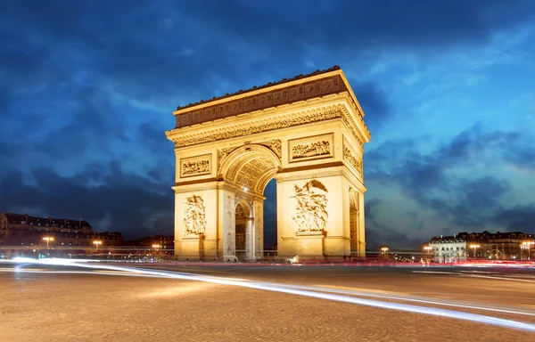 Paříž, arc de triumf, Francie — Stock fotografie