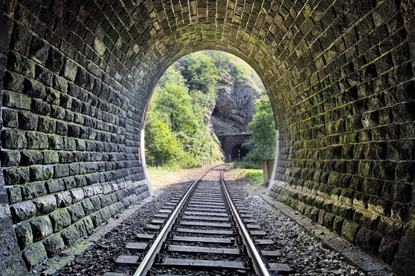 Demiryolu tüneli - Harmanec, Slovakya — Stok fotoğraf