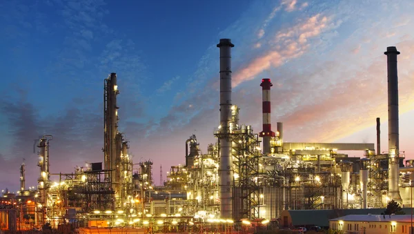 Oil Industry - refinery factory — Stock Photo, Image