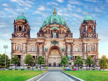 Berlin, Berliner dom gün, kimse
