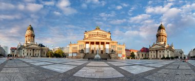 Panorama of Gendarmenmarkt square, Berlin at day clipart
