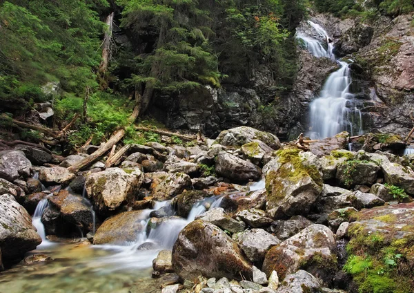 Waterfall in Tatras — Stock Photo, Image