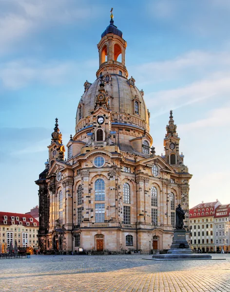 Dresda, Chiesa Frauenkirche - Germania — Foto Stock