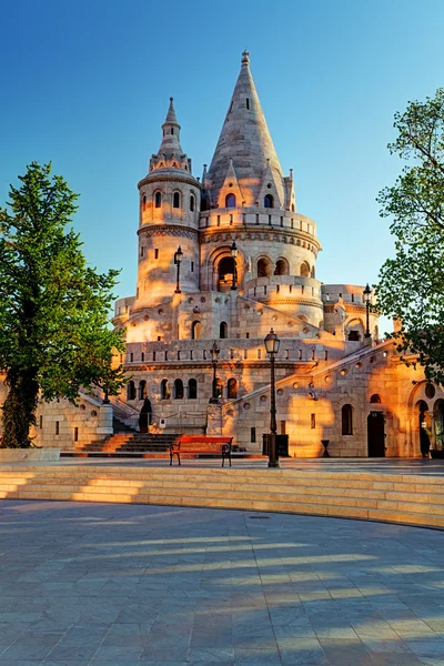 Budapest - Bastione dei pescatori all'alba — Foto Stock