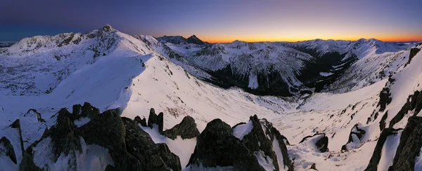 Poland mountain landscape at winter — Stock Photo, Image
