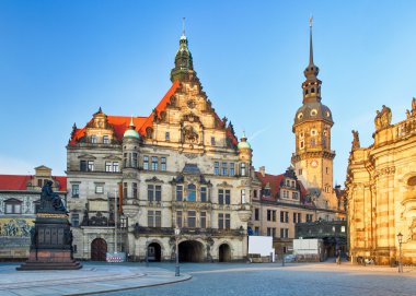Dresden katedralde; Almanya, Europe