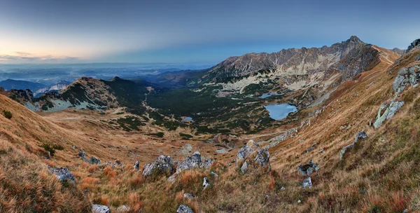 Panoramę gór w Polsce Tatry - Rohacze, Słowacja — Zdjęcie stockowe