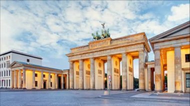 Berlin - Brandenburg Kapısı, zaman atlamalı, Almanya
