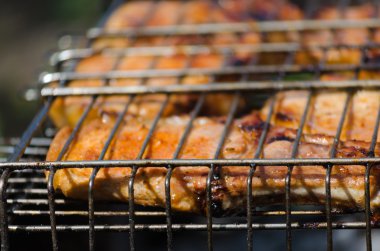 Mesh pişirme sırasında kavrulmuş karşılamak