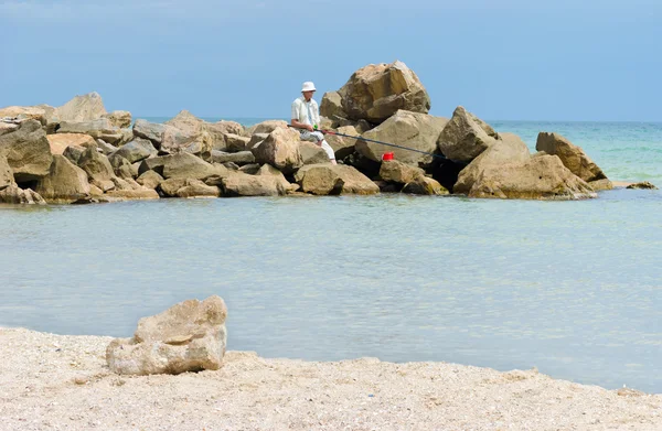 Azak Denizi kıyısında kenarına