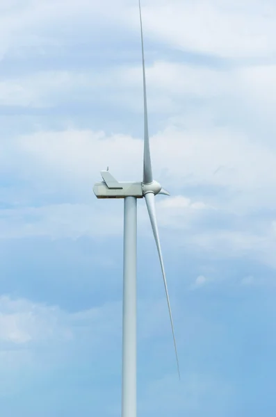 Een windpark op het gebied — Stockfoto