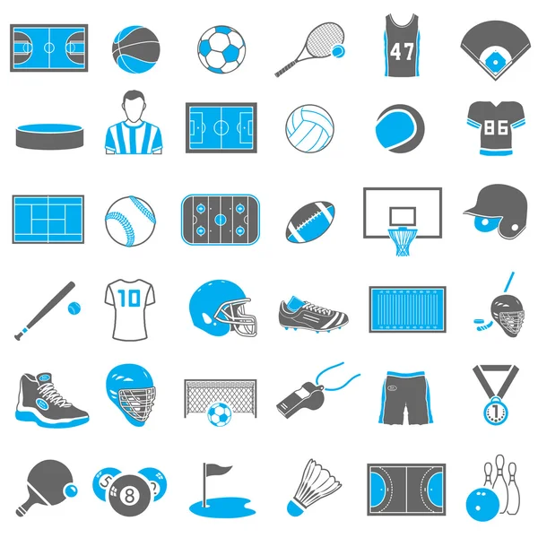 Conjunto de ícones desportivos —  Vetores de Stock