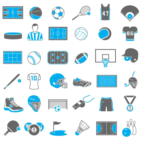 Sport icons set Rechtenvrije Stockvectors