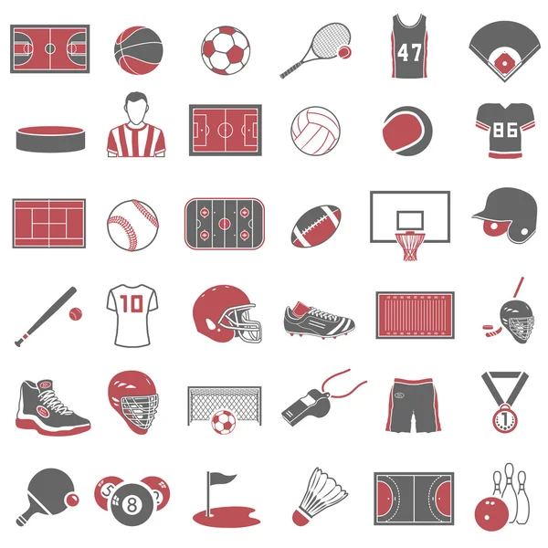 Sport icons set Stockvector