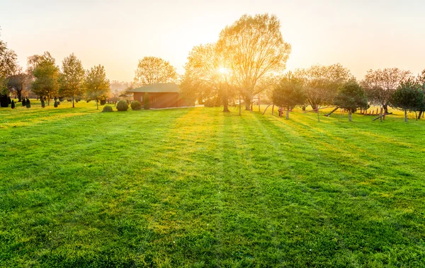 Mooie zonsondergang — Stockfoto