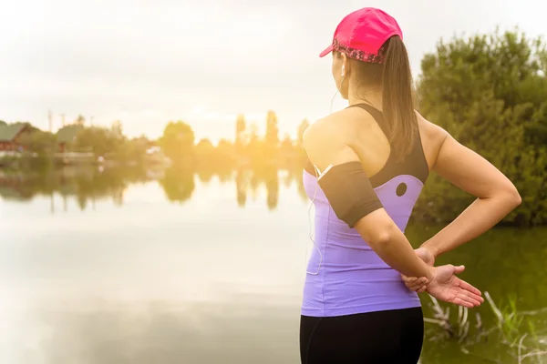 Runner donna — Foto Stock