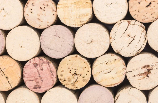 Wine background texture with close-up of wine corks