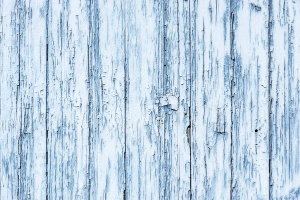 Background texture of blue gray wooden wall with peeling paint