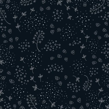 Yapraklı çiçek vektör geçmişi, tebrik kartı için bitkiler. Soyut doğal elementler. Bitki silueti. Tatil afişi, arka plan, kapak, afiş, davetiye. Minimalist, modaya uygun tasarım.