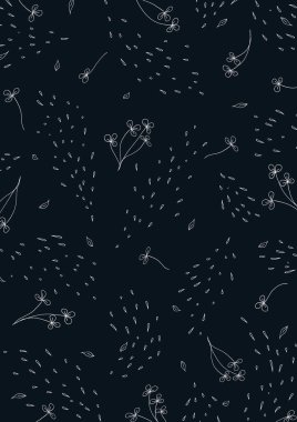 Yapraklı çiçek vektör geçmişi, tebrik kartı için bitkiler. Soyut doğal elementlerin silueti. Tatil posteri, broşür, kapak, afiş, davetiye. Moda tasarımı. Botanik Sanatı.