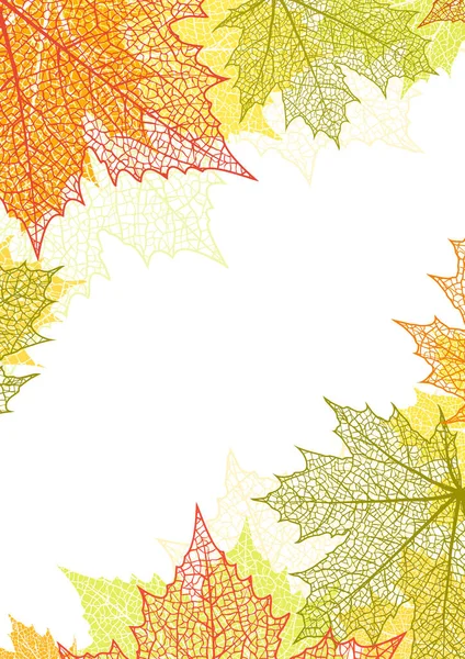 メイプルの葉を持つ花ベクトルテンプレート 休日のポスター グリーティングカード カバー バナー 招待状のための植物プリント 自然な流行のデザイン 背景のテクスチャ 植物画 — ストックベクタ