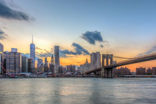 Puente Brooklyn Centro Nueva York — Foto de Stock