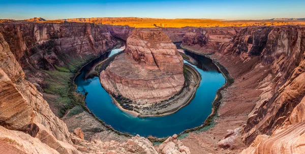 Horseshoe Bend Canyon Panorama, Page, Arizona, ABD.