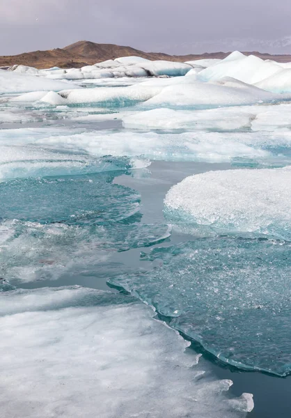 Ijsbergen Jokulsarlon Glacier Lagoon Ijsland — Stockfoto