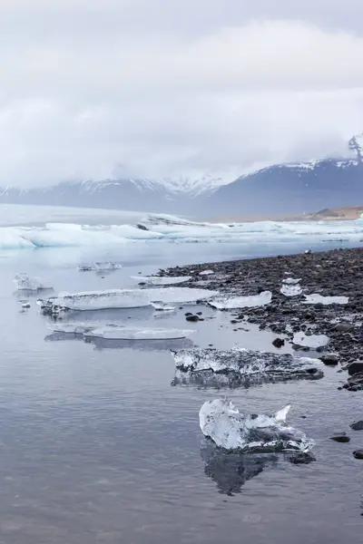 Ijsbergen Jokulsarlon Glacier Lagoon Ijsland — Stockfoto