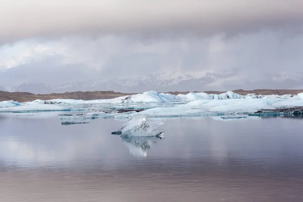 Ijsbergen Jokulsarlon Glacier Lagoon Ijsland — Stockfoto