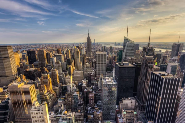 Ciudad Nueva York Horizonte Del Centro — Foto de Stock