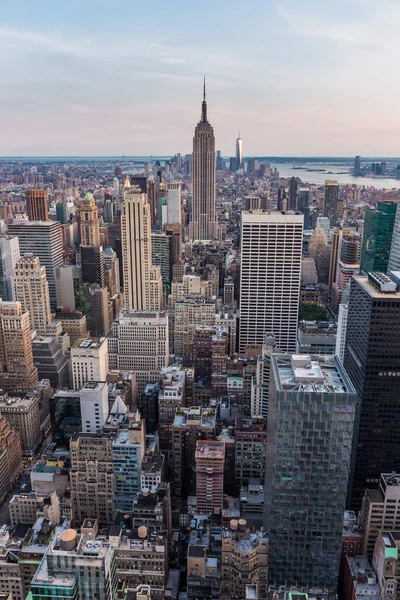 Ciudad Nueva York Skyline Centro — Foto de Stock