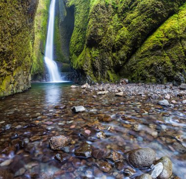 Oregon, Oneonta Vadisi 'ndeki şelaleler..