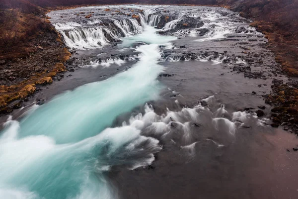 冰岛美丽的瀑布瀑布 — 图库照片