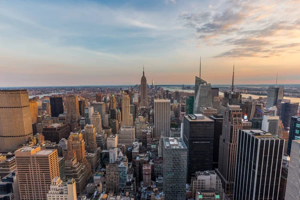 Ciudad Nueva York Skyline Centro — Foto de Stock