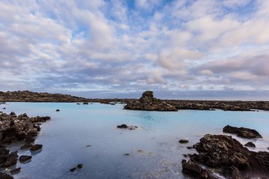 Mavi lagün kaplıcası, İzlanda.