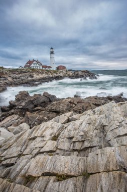 Maine, Elizabeth Burnu 'ndaki Portland Baş Feneri..