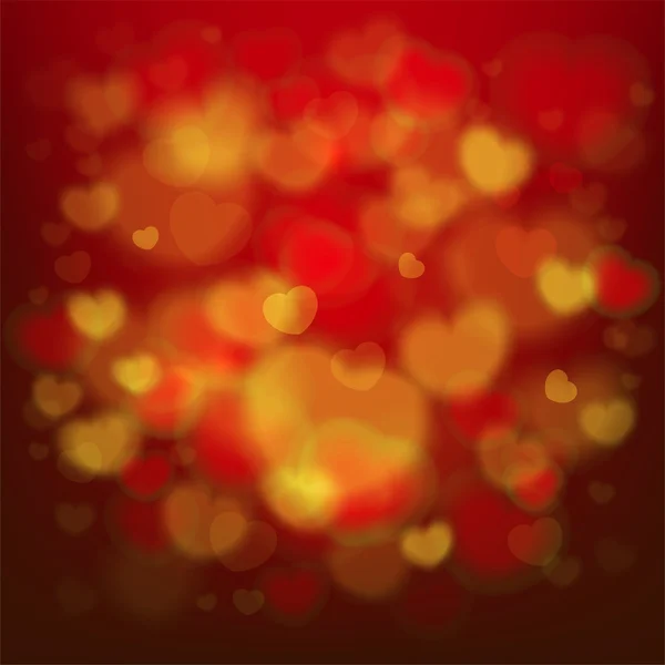 Elegant Valentines Day Card On Red Background — Stock Photo, Image