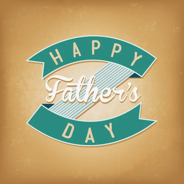 Happy Father's Day Typographical Background — Stock Vector
